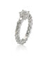 Кольцо Suzy Levian Round Cut CZ Eternity Band. Серебристый, 7 - фото #3