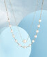 ფოტო #5 პროდუქტის Cultured Freshwater Pearl (8-1/2mm) 18" Pendant Necklace in 14k Gold (Also in Pink Cultured Freshwater Pearl)