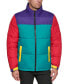 Фото #1 товара Men's Colorblocked Quilted Full-Zip Puffer Jacket, Created for Macy's