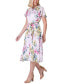 Women's Printed Chiffon Midi Dress