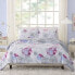 Фото #1 товара Full/Queen Teen Modern Luxe Floral Comforter Set Pink/Gray/Blue - Makers