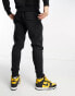 Polo Ralph Lauren sports capsule leg logo cuffed joggers in black CO-ORD