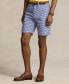 ფოტო #1 პროდუქტის Men's 9-Inch Classic Fit Gingham Chino Shorts