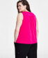 Фото #1 товара Plus Size V-Neck Stud-Trim Top, Created for Macy's