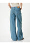 Фото #7 товара Bol Kalıp Düz Paça Kot Pantolon Pamuklu Cepli - Loose Straight Fit Jean