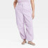 Фото #1 товара Women's High-Rise Parachute Pants - A New Day Lavender 22