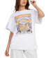 ფოტო #1 პროდუქტის Juniors' Printed Sweet Sunshine T-Shirt