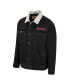 Фото #3 товара Куртка джинсовая мужская Colosseum Oklahoma Sooners, с кнопками, на западной теме, серого цвета
