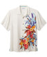 ფოტო #1 პროდუქტის Men's Las Flores Isle Short Sleeve Printed Silk Button-Front Camp Shirt