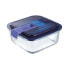 Фото #2 товара Герметичная коробочка для завтрака Luminarc Easy Box Синий Cтекло (6 штук) (1,22 L)