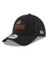 Фото #2 товара Men's Black Phoenix Suns 2022 NBA Playoffs Bubble Letter 9FORTY Adjustable Hat