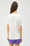 Kadın Kırık Beyaz T-Shirt 3SAL10094IK
