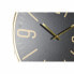 Настенное часы DKD Home Decor 40 x 4 x 40 cm Чёрный Коричневый Железо маятник Деревянный MDF (2 штук)