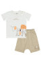 Фото #1 товара Комплект Civil Baby для мальчиков с шортами на 6-18 месяцев, цвет экрю.