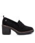 ფოტო #2 პროდუქტის Women's Heeled Suede Moccasins By XTI