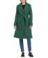 ფოტო #5 პროდუქტის Women's Faux-Fur-Trim Belted Coat