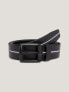 Signature Stripe Leather Belt