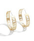 ფოტო #1 პროდუქტის x Baublebar New York Mets Large Cutout Hoop Earrings