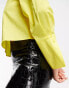 Фото #8 товара Something New cropped shirt in bright yellow