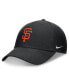 Фото #1 товара Men's Black San Francisco Giants Evergreen Club Performance Adjustable Hat