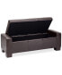 Фото #4 товара Clay Faux-Leather Storage Ottoman