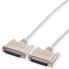 Фото #1 товара ROLINE 11013590 - Kabel Seriell 25-pol RS-232 Stecker/Stecker 9.0 m - Cable - Digital