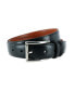 ფოტო #2 პროდუქტის Men's Lorenzo 32mm Dropped Edge Leather Dress Belt