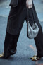 Фото #4 товара Блестящая сумка с плечевым ремнем ZARA