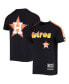 Фото #1 товара Men's Navy, Orange Houston Astros Taping T-shirt