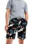 Фото #1 товара Superdry Bermuda shorts in aya black floral