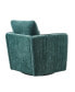 Фото #4 товара 29.5" Kaley Wide Fabric Upholstered 360 Degree Swivel Chair
