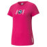 Puma Intl Graphic Crew Neck Short Sleeve T-Shirt Womens Pink Athletic Casual 531