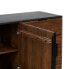 Sideboard ABNER Brown Black 160 x 40 x 75 cm