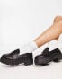 Фото #4 товара Truffle Collection Wide Fit chunky loafers in black