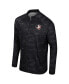 ფოტო #2 პროდუქტის Men's Black Florida State Seminoles Carson Raglan Quarter-Zip Jacket