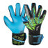 Вратарские перчатки высокого качества Reusch Attrakt Aqua Black / Fluo Lime / Aqua Blue, 10 1/2 - фото #1