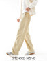 Фото #1 товара ASOS DESIGN baggy fit corduroy trouser in stone