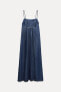 TRF FLOWING DENIM DRESS