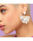 Women's White Tassel Drop Earrings