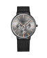 Men's Gray Mesh Stainless Steel Bracelet Watch 39mm