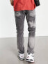 Фото #2 товара Levi's 502 tapered fit jeans in dipped grey wash