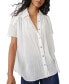 Фото #1 товара Women's Float Away Cotton Pleated Shirt