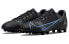 Фото #4 товара Nike Mercurial Vapor 14 Mercurial 刺客 14 Academy HG 硬场地 足球鞋 男款 黑蓝 / Кроссовки Nike Mercurial Vapor 14 Mercurial 14 Academy HG CV0970-004