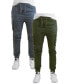 Фото #14 товара Men's Cotton Stretch Twill Cargo Joggers, Pack of 2