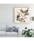 Фото #3 товара Janelle Penner Christmas Lovebirds III Canvas Art - 20" x 25"