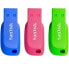 Фото #1 товара SanDisk Cruzer Blade 16GB - 16 GB - USB Type-A - 2.0 - Capless - Blue - Green - Pink