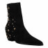 Matisse Caty Limited Edition Studded Pointed Toe Zippered Booties Womens Black C