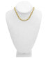 ფოტო #3 პროდუქტის Gold Plated Cable Chain Necklace 16" + 2" Extender