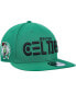 Фото #1 товара Men's Kelly Green Boston Celtics Rocker 9FIFTY Snapback Hat