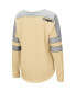 Фото #4 товара Women's UCF Knights Gold Trey Dolman Long Sleeve T-shirt